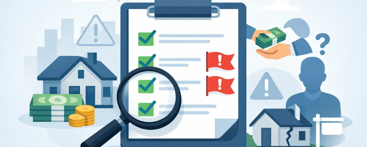 Cash Home Buyer Review Checklist: 9 Red Flags